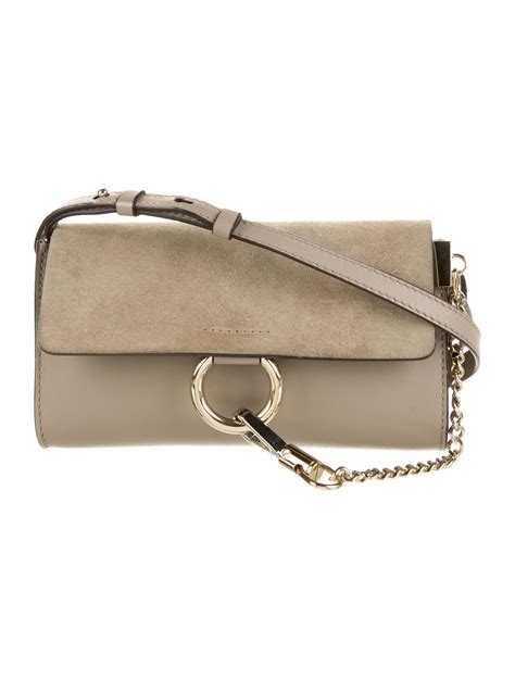 chloé mini faye bag.